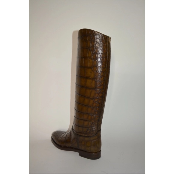 Gucci Alligator leather riding boots 8,5-9 - Picture 12 of 15